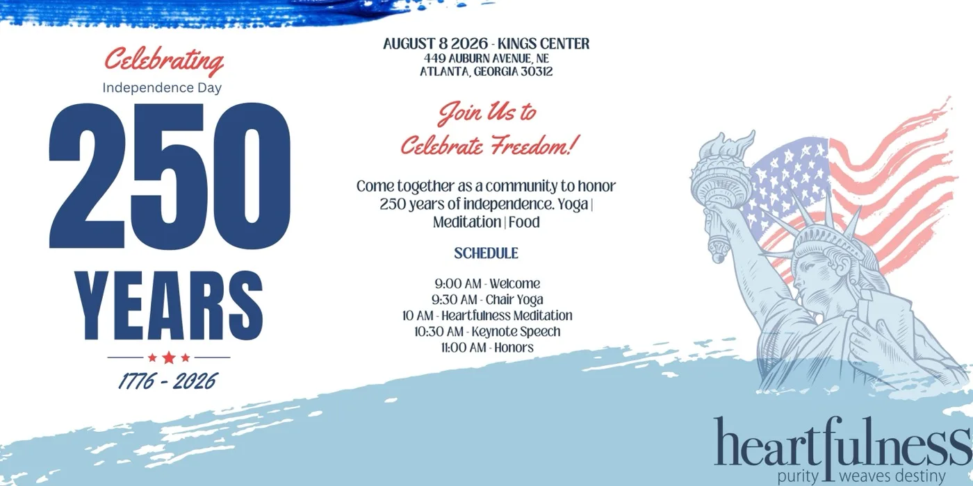 Celebrating 250 Years of Independence — yoga, meditation and community at The King Center, Atlanta